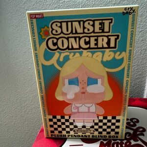 Crybaby Sunset Concert Plush Pendant Blind Box - New unopened - Bright Orange